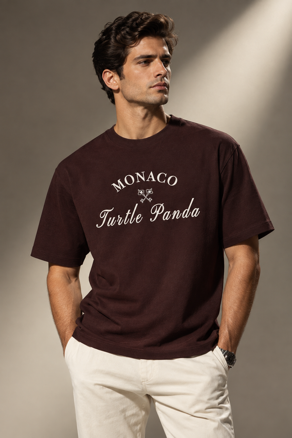 Monaco burgundy Unisex Oversized Classic T-Shirt