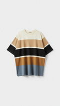 Oversized Heritage Stripe Cotton Tee