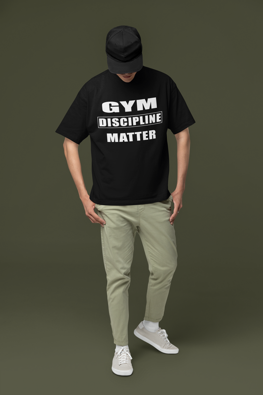 GYM Discipline Matter unisex Oversize Tshirt