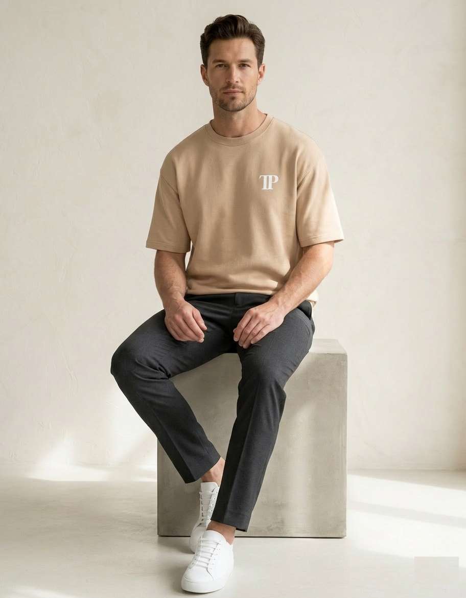 Peach calm Unisex Classic Crew T-Shirt