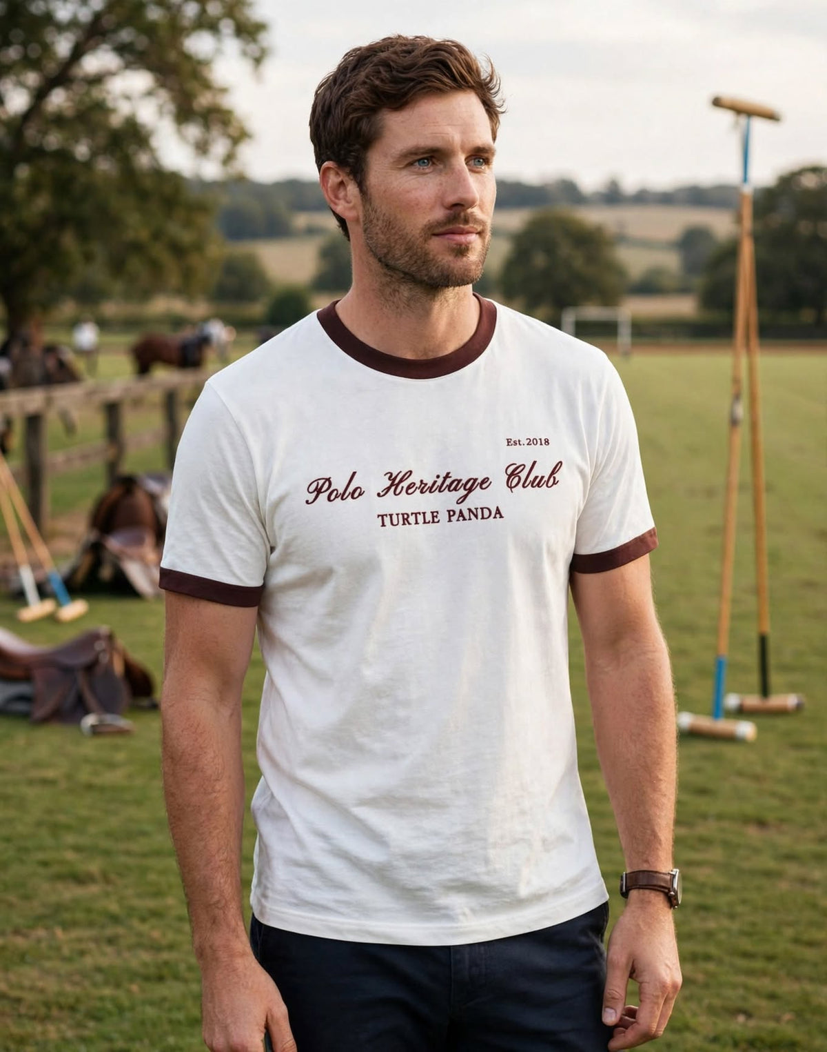 Polo Heritage Club Unisex Ringer T-Shirt