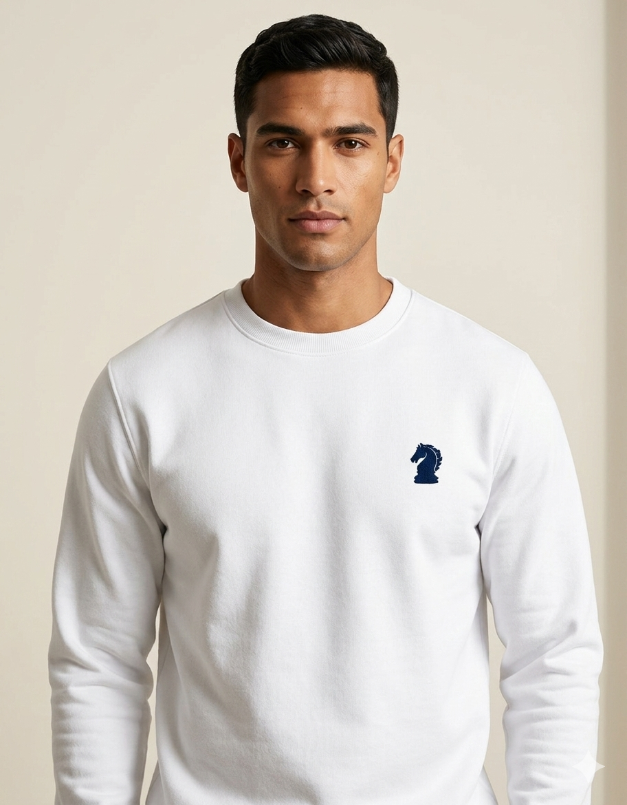 The heritage white Unisex Sweatshirt