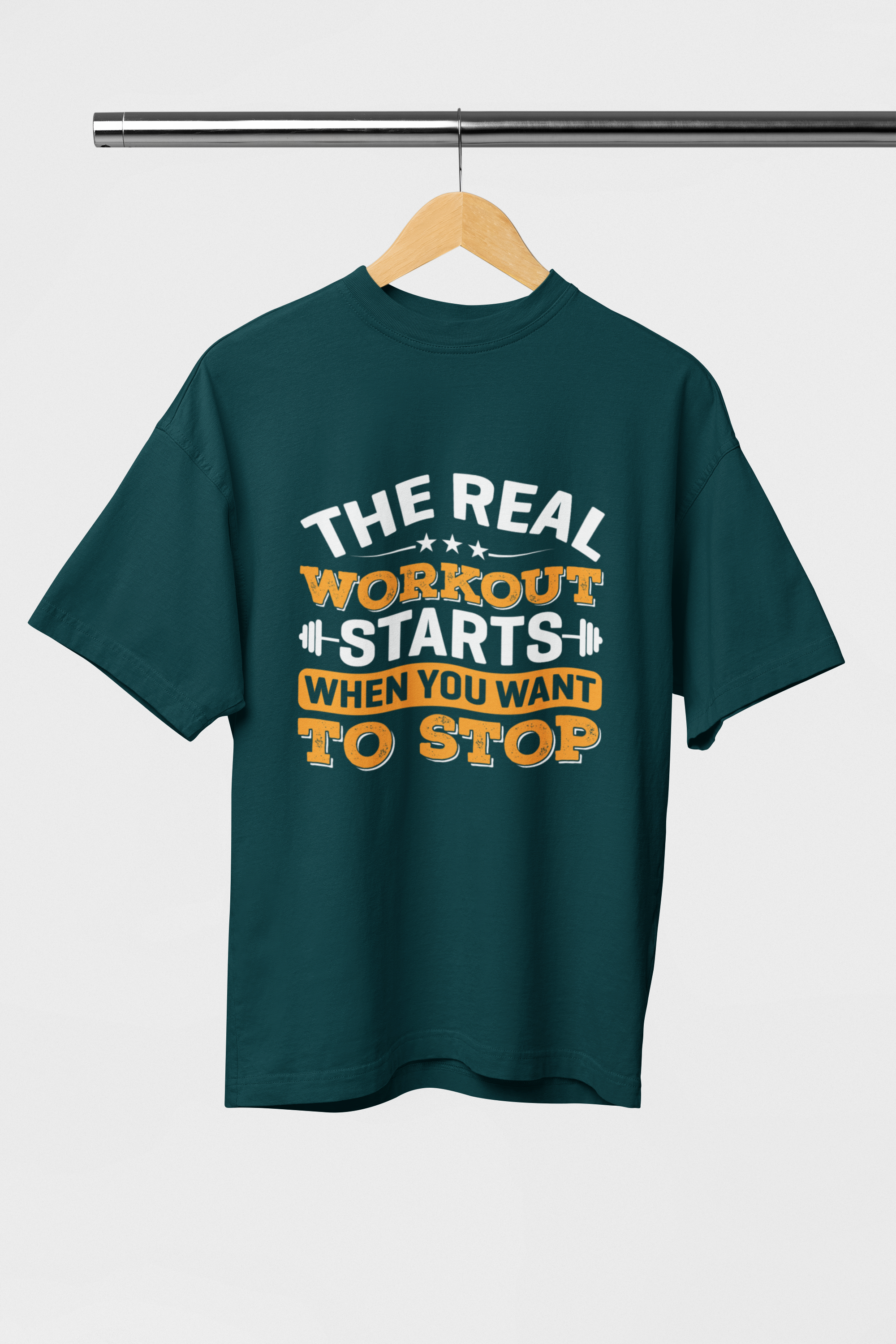 The Real Workout Oversized Unisex T-Shirt