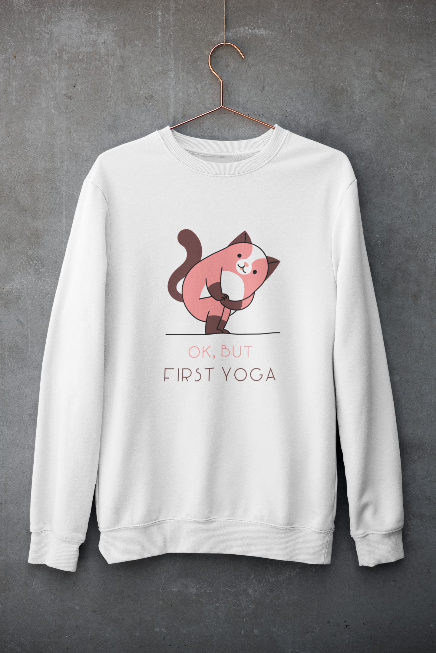 First Yoga Sweatshirt Unisex