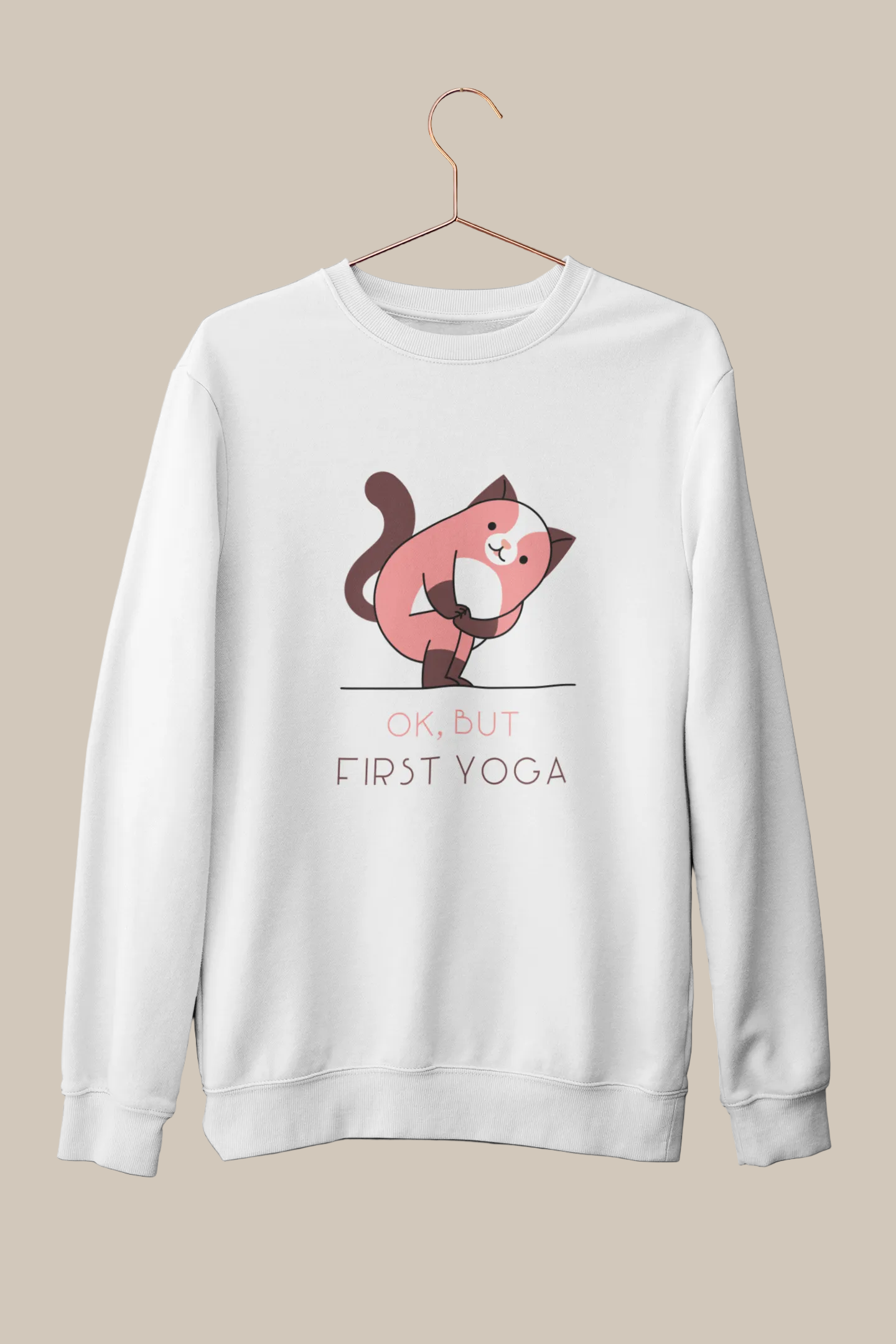 First Yoga Sweatshirt Unisex