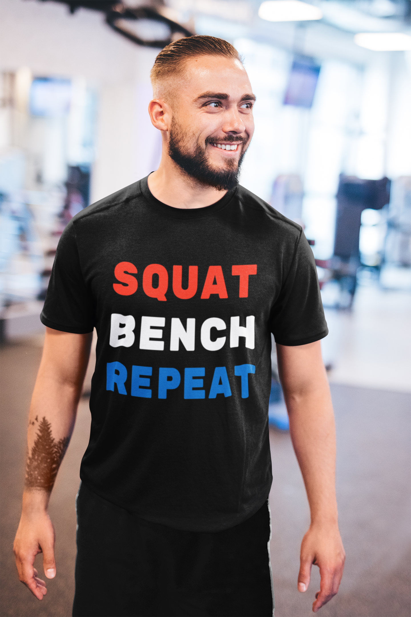 Squat Bench Repeat t-shirt