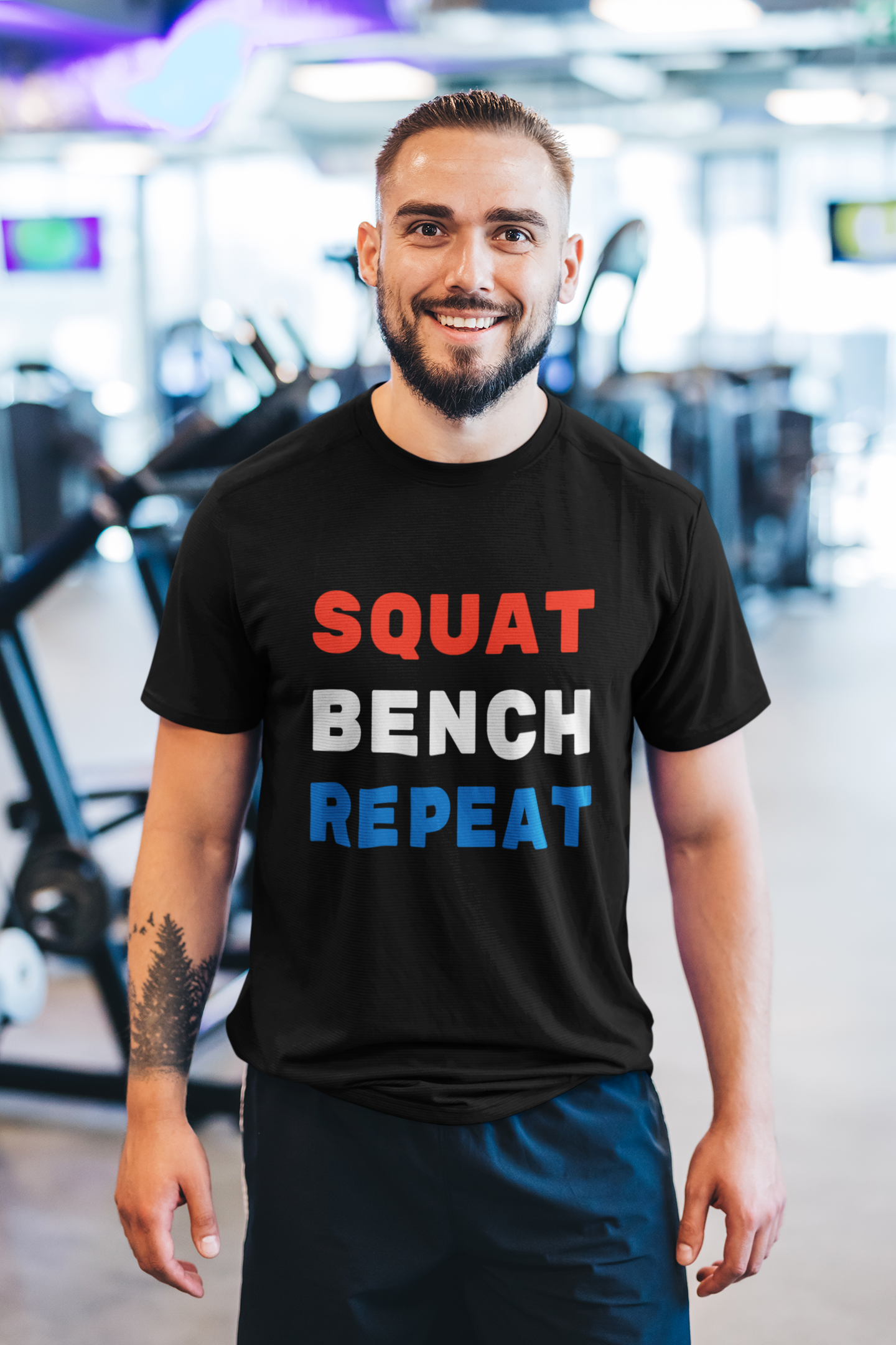 Squat Bench Repeat t-shirt